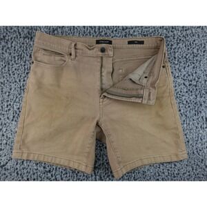 Proof Rover Slim Shorts Mens 33 Brown Canvas Stretch Outdoor Hiking Workwear